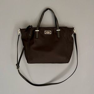 Kate Spade Wilson Road Black Nylon Bag Tote Crossbody Strap Purse